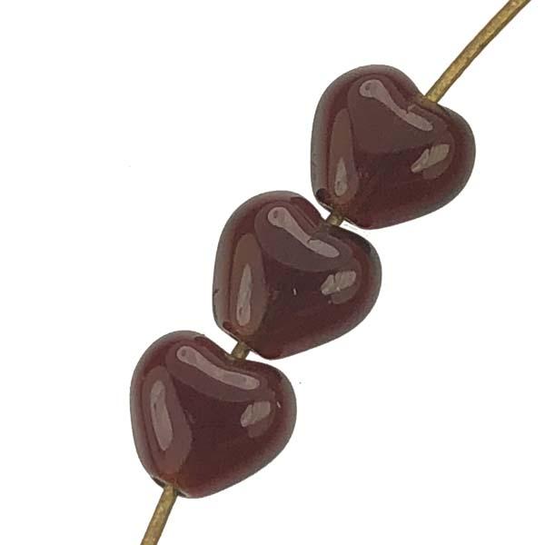 Garnet 6MM Heart