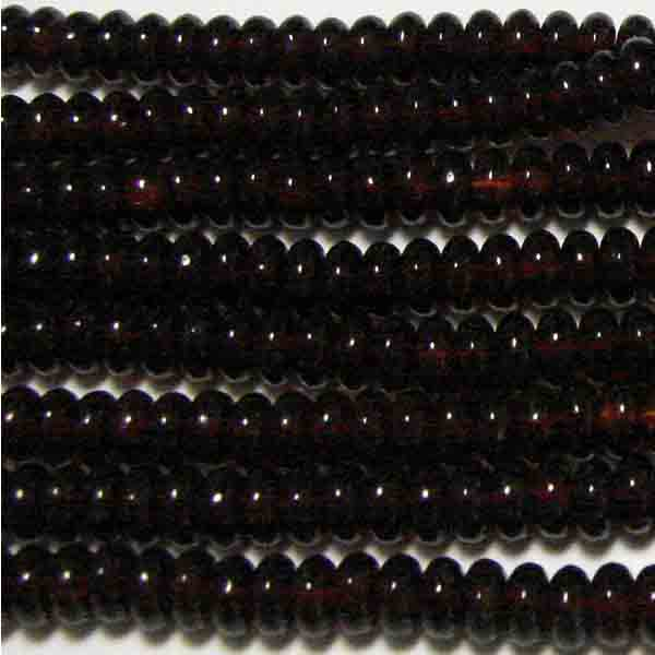 Garnet Belly Rondelle 2x4mm