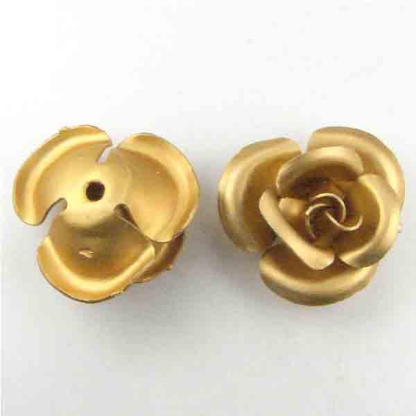 Gold 10MM Aluminum Rose