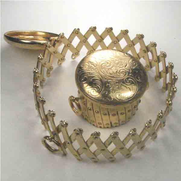 Gold 33MM Purse Expandable Frame