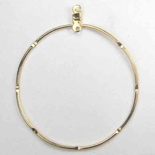 Gold 47MM Hoop Pinched