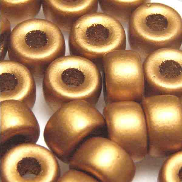 Gold 6X9MM Crow Bead