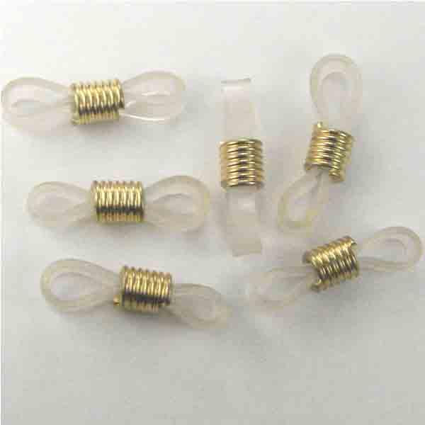 Gold Color/Clear Plastic Eyeglass Holder
