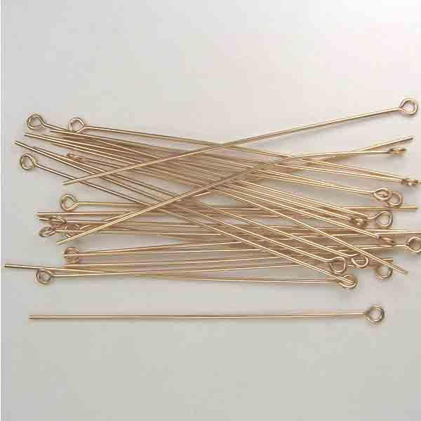 Gold Filled 2 inch 24 Gauge Eyepin