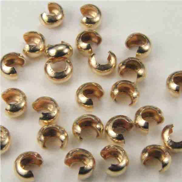 Gold Filled 3MM Crimp Cover