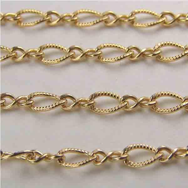 Gold Filled 3x2MM Figure 8 Chain