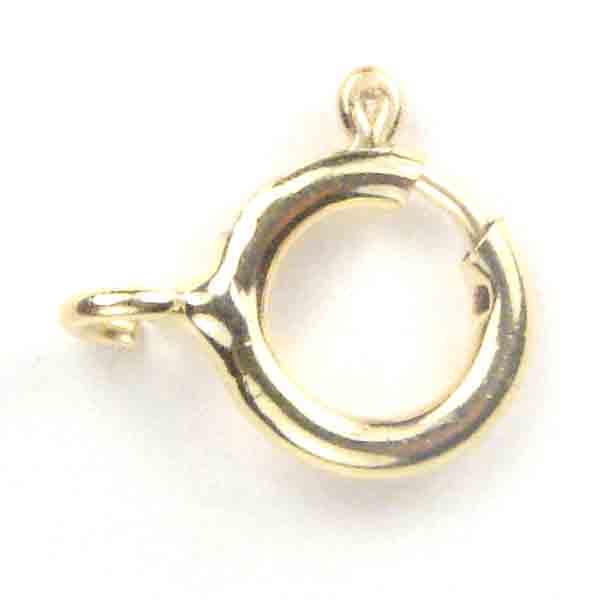 Gold Filled 7MM Spring Ring Clasp