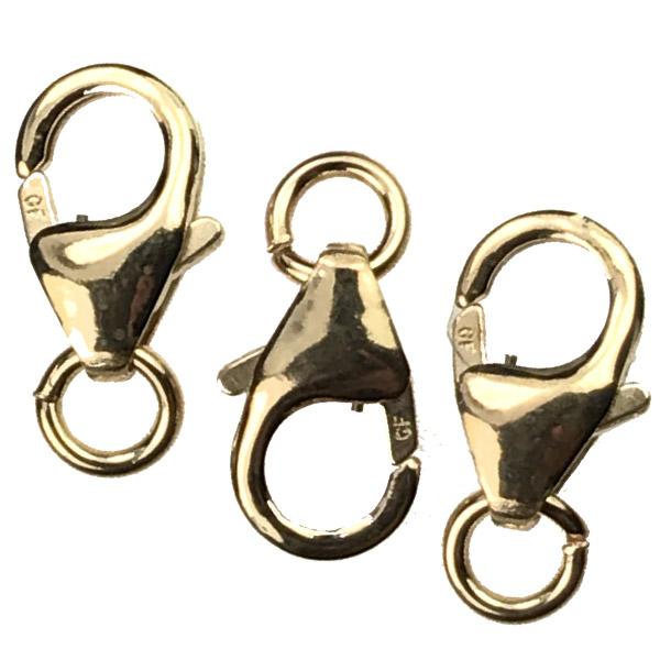 Gold Filled 9MM Lobster Claw With 4MM Open Jump Ring