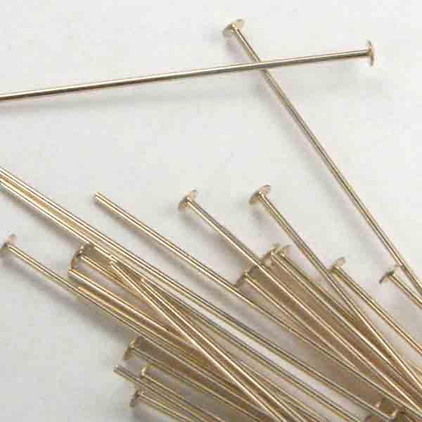 Gold Filled Headpin 1.5 Inch 23 Gauge