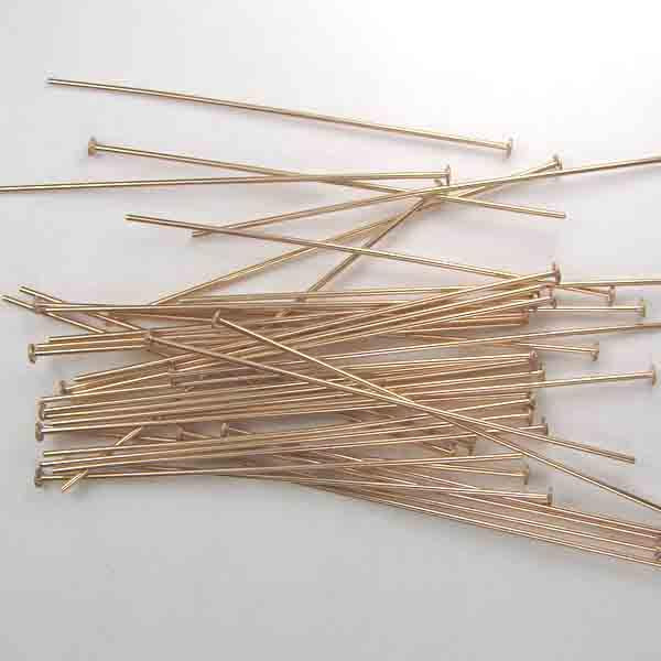 Gold Filled Headpin 2 inch 22 Gauge Headpin