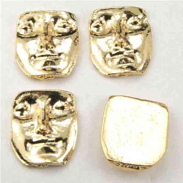 Gold Plate 13x11MM Face No Hole