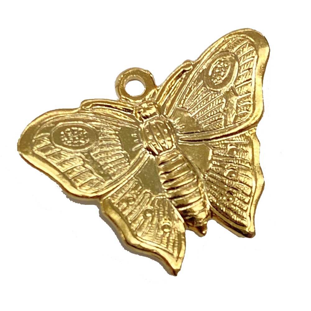 Gold Plate 15x19MM Butterfly