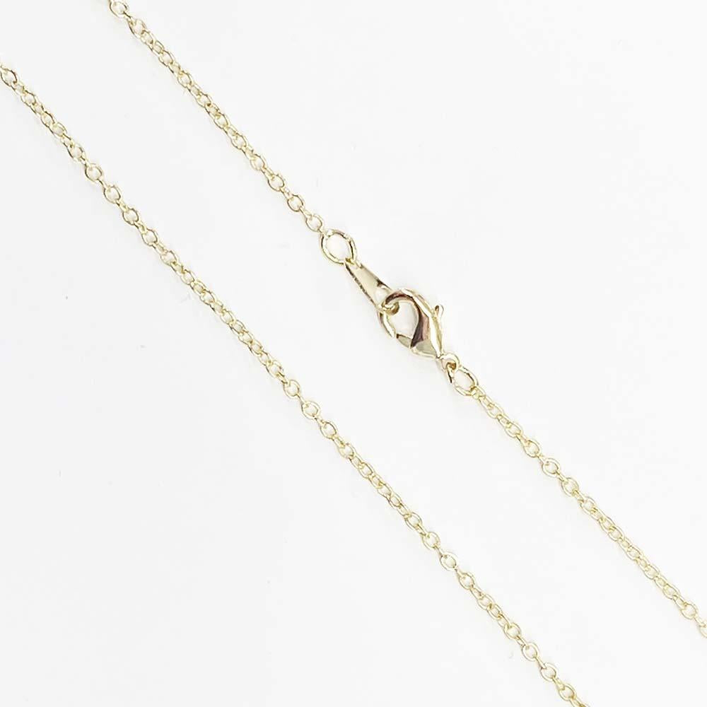 Gold Plate 18 Inch Fine 2x1.5MM Cable Chain Neckalce