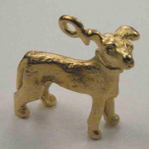 Gold Plate 19x16 Dog Of The Chinese Zodiac
