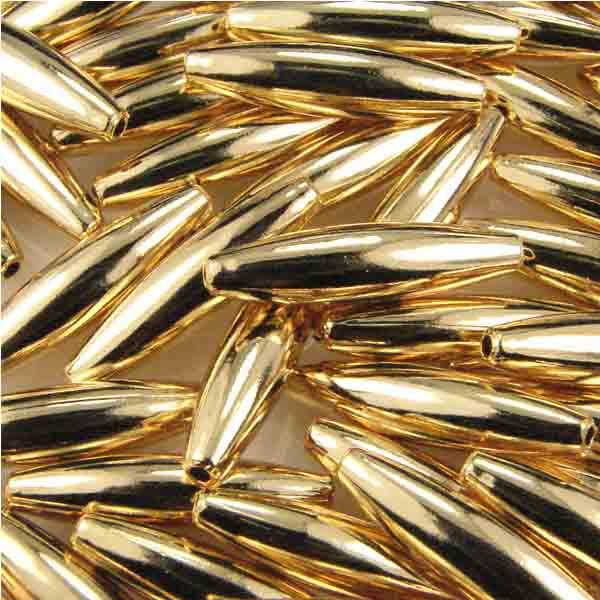 Gold Plate 19x5MM Oval