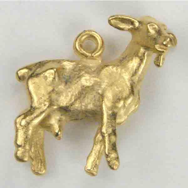 Gold Plate 22x18 Goat Of The Chinese Zodiac