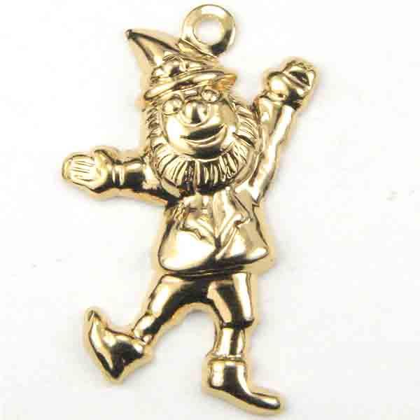 Gold Plate 23x16MM Elf Stamping