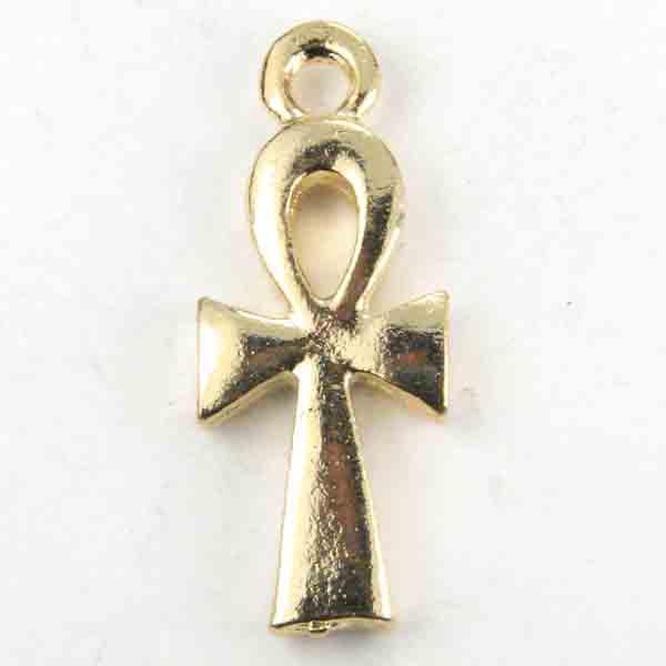 Gold Plate 23x9MM Ankh