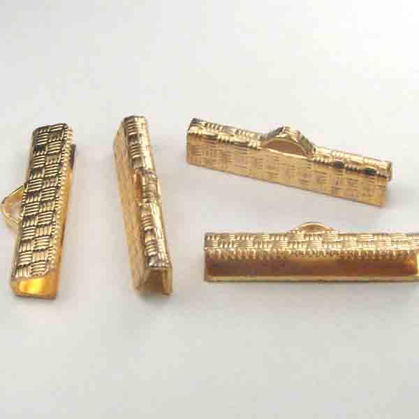Gold Plate 26MM Endbar Clamp