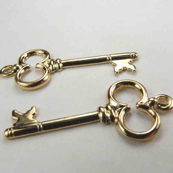 Gold Plate 27x13 Stamped Key
