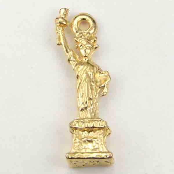 Gold Plate 28x9 Statue of Liberty 3_D