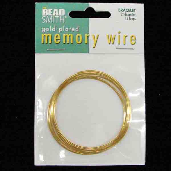 Gold Plate 2 inch Memory Wire