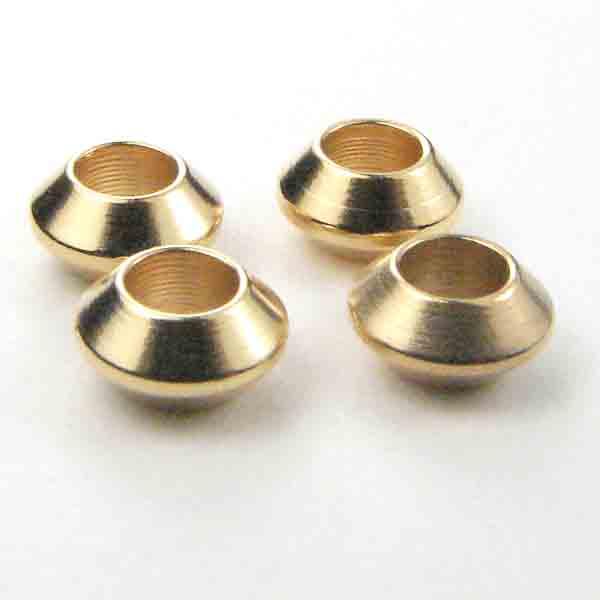 Gold Plate 3x6MM Rondelle Bead