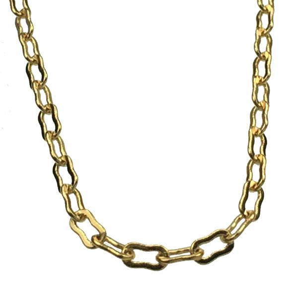 Gold Plate 4x2MM Fancy Cable Chain