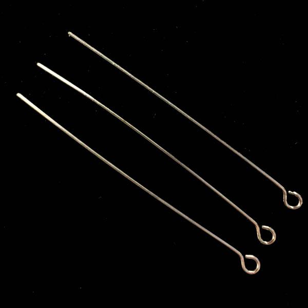 Gold Plate 50MM (aprox. 2 inches) 22 gauge Eyepin