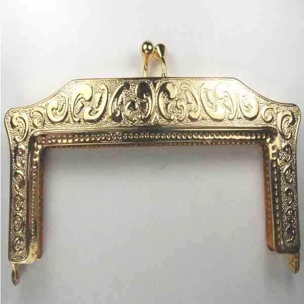 Gold Plate 5.2 Inch Handbag Purse Frame