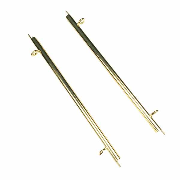 Gold Plate 60MM Miyuki Slide Tube