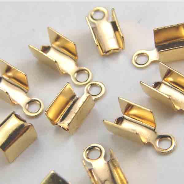 Gold Plate 7.5MM Crimp End