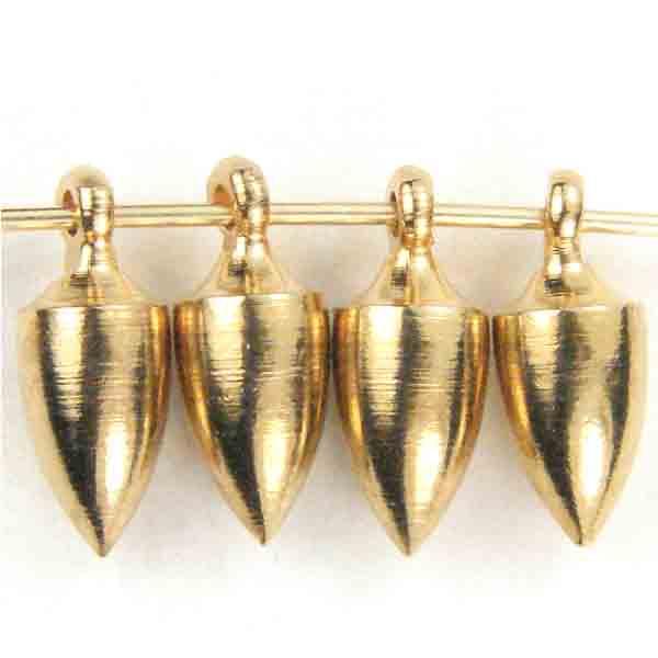 Gold Plate 8x4MM Solid Plumb