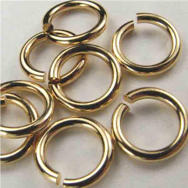 Gold Plate 9.2MM 16 Gauge Jump Ring