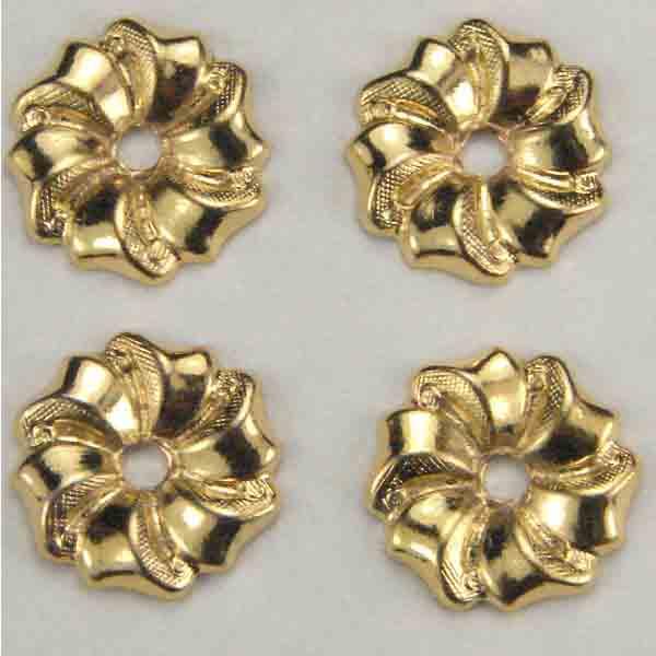 Gold Plate 9MM Blossom