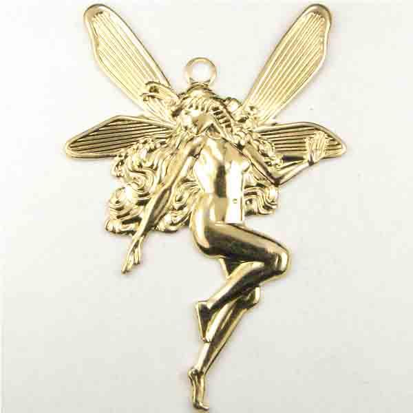 Gold Plate Fairy 43X30MM