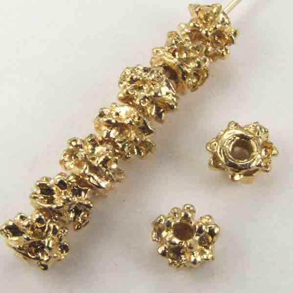 Gold Plate Nugget 6MM Cast