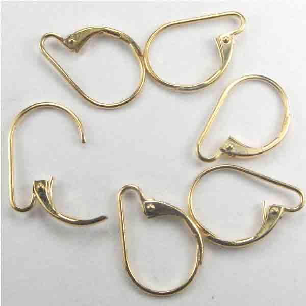 Gold Plate Plain Euro Ear Clip
