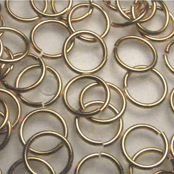 Gold Plate Round 9.2MM 19 gauge Jump Ring