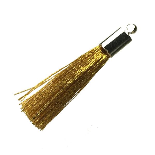 Gold With Silver Plate 30MM Tassel