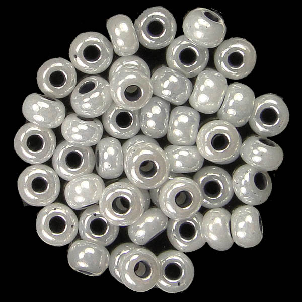 Gray Pearl 6/0 Seed Bead