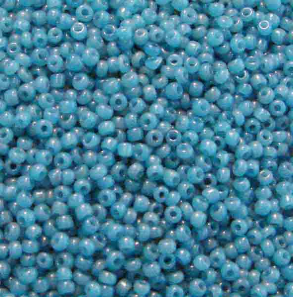 Greasy Blue 14/0 Seed Bead