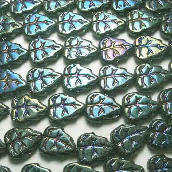 Green Iris 11x9MM Leaf