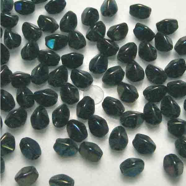 Green Iris 5MM Pinched Oval