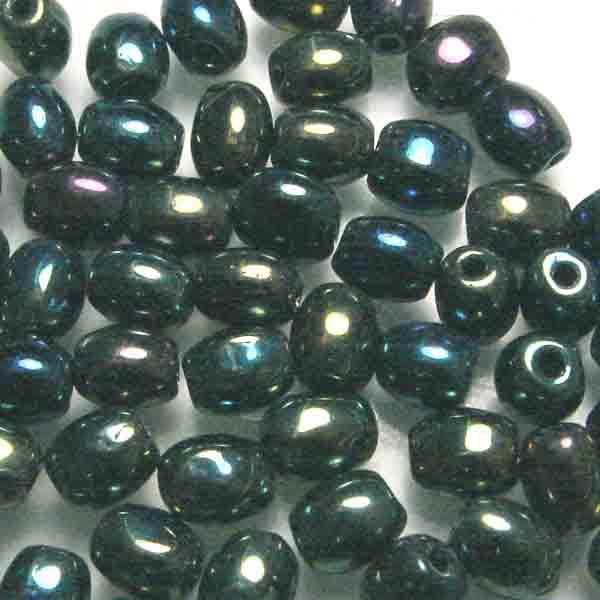 Green Iris 5x4MM Smooth Oval