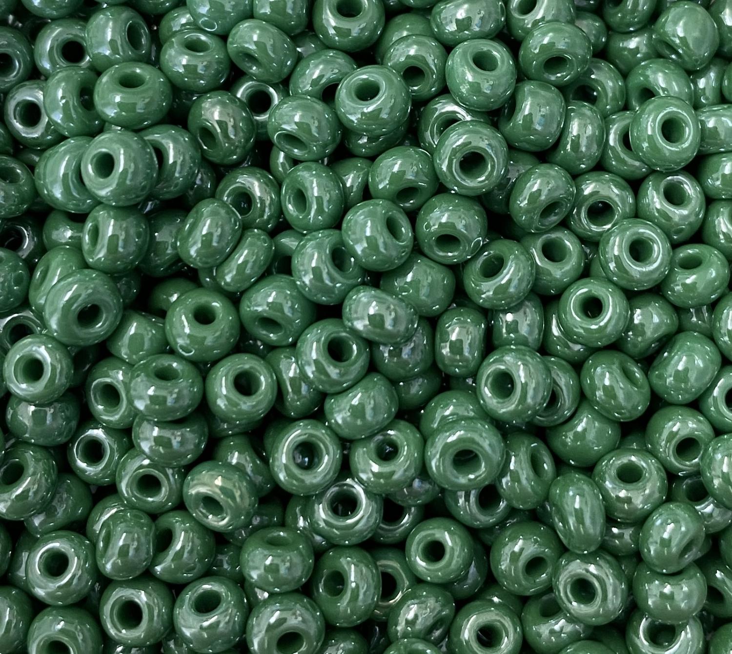 Green Pearl 6/0 Seed Bead