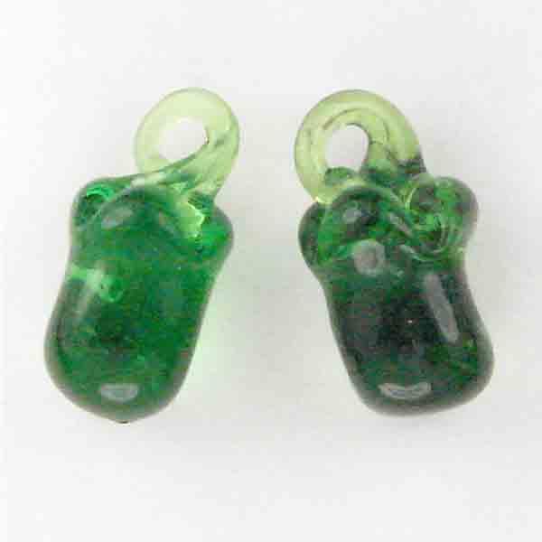 Green Pepper 16x10MM Hand Formed Pendant