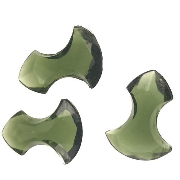 Green Tourmaline Tablecut 17X13MM Anchor Shape