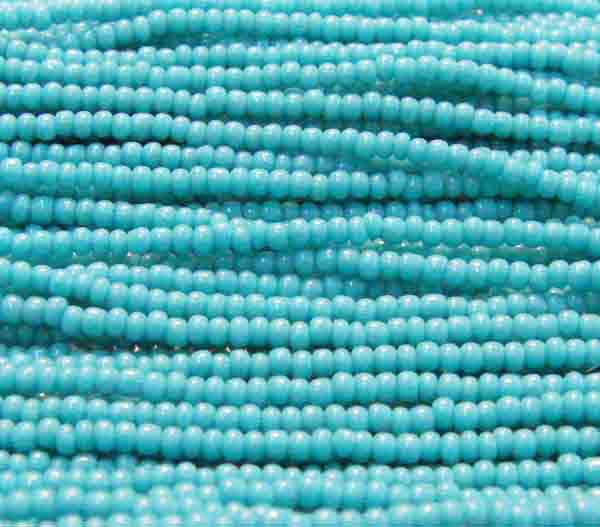 Green Turquoise Seed Bead 14/0