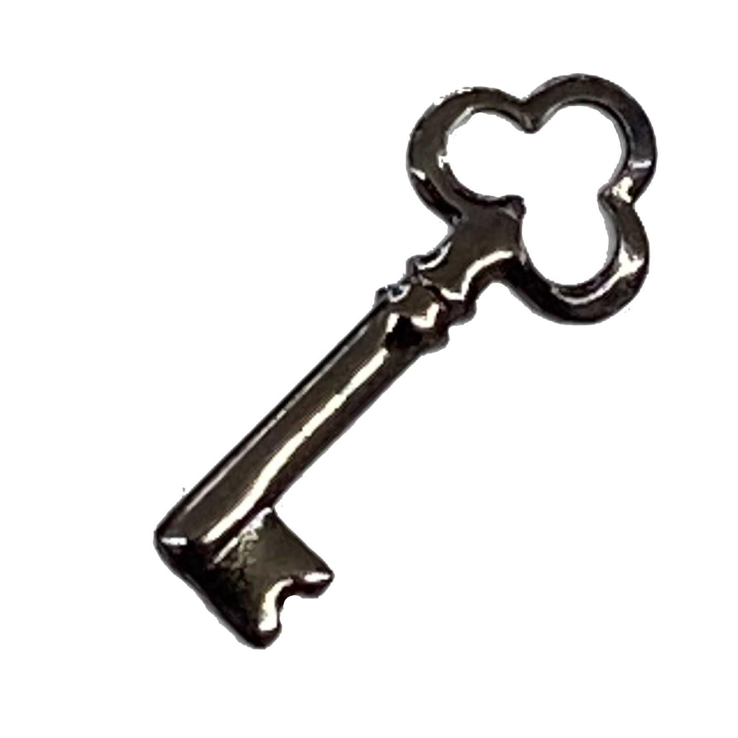 Gunmetal 17X7MM Thin Key Stamping